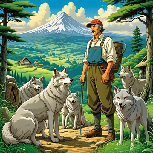 在古代,人类开始驯化野生动物以帮助他们的日常工作。一天,一位年轻的农夫决定驯化一只凶猛的狼。通过耐心和关怀,这只狼逐渐变成了一个忠诚的伙伴,帮助农夫工作。这种驯化行为不仅改变了狼的生活,也给农夫的日常生活带来了极大的便利。