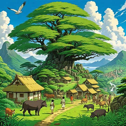 在古代,人类发现了驯化的艺术。他们学会了驯服野生动物和培育植物,将它们变成可靠的食物和伴侣来源。这个过程,被称为驯化,彻底改变了人类生活,使得稳定社区的建立和文明的发展成为可能。
