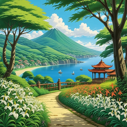 从前,有一个艺术家名叫莉莉。莉莉最喜欢的就是绘画。一天,她决定画一幅美丽的风景画。在绘画时,一阵微风促使她在画中加入了一些摇摆的树木。这幅画作完成得非常好,以至于它在当地画廊展出,给许多参观者带来了欢乐。