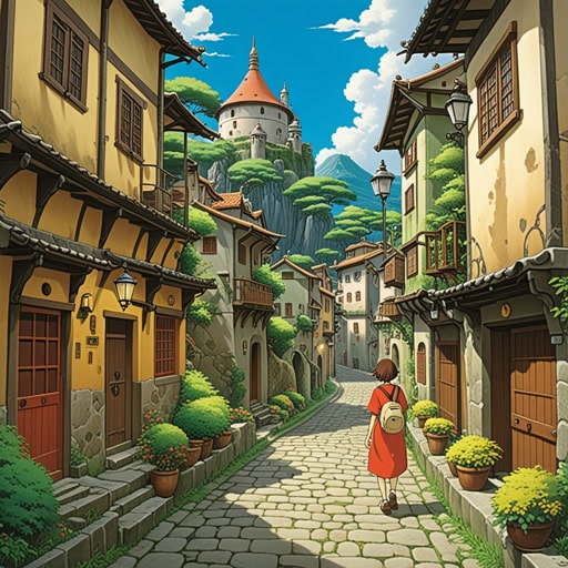 从前,一位好奇的旅行者杰克询问了通往古城最安全的路线。当地人被他的礼貌所打动,给了他详细的指引。按照他们的提示,杰克安全地到达了古城,并发现了其中的隐藏宝藏。