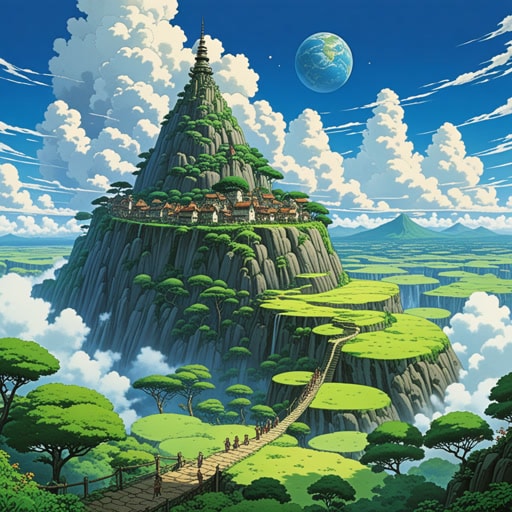 在极长的时间里,有一个小行星见证了许多文明的兴衰。每个文明都留下了自己的痕迹,但随着永世的流逝,这些痕迹逐渐消失在浩瀚的时间中,提醒我们存在的短暂性。