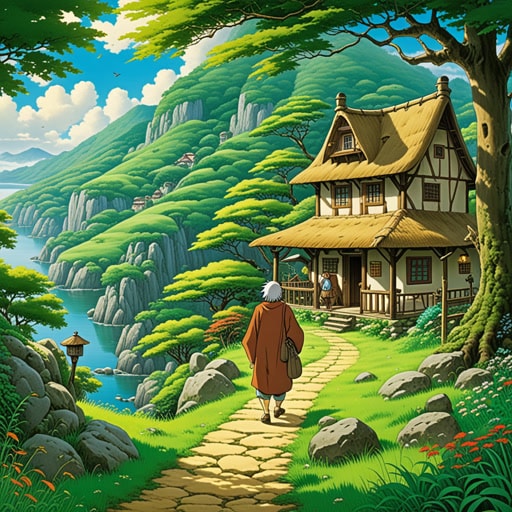 在一个偏远的小村庄里,住着一位以深奥知识闻名的智者。他整天研究古代文献,只与那些能理解的人分享他的发现。一天,一个好奇的旅行者来到村子,寻求智者的智慧。智者同意分享他的知识,但前提是旅行者能解开一系列深奥的谜题。旅行者决心学习,接受了挑战,最终获得了智者深奥图书馆的访问权。