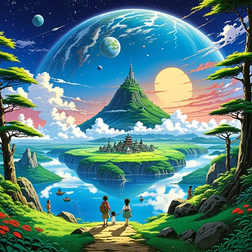 在遥远的星系中，有一个以其永恒之美而闻名的星球。这个星球上的居民相信永恒的爱，并和谐地生活。一天，一位来自地球的旅行者访问了这个星球，并对永恒的和平与宁静感到惊讶。他了解到，他们永恒幸福的秘密是他们坚定不移地相信爱与团结。