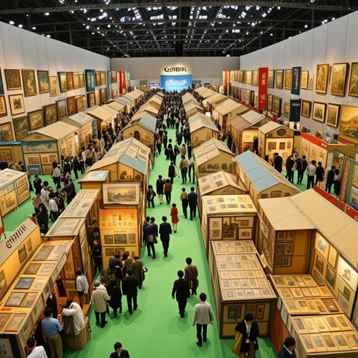 在一个繁忙的展览大厅里,参展商李先生正在布置他的展位。他的创新产品吸引了许多参观者的注意。随着时间的推移,越来越多的人被他的展位吸引,这得益于他引人入胜的展示和展品的质量。到活动结束时,李先生已经建立了许多有价值的联系,并确保了几笔有前途的交易,这一切都归功于他作为参展商的角色。