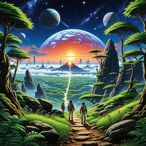 在遥远的星系中,一支探索队伍启程去揭开一个新发现行星的秘密。他们装备了先进的技术,冒险进入未知领域,每一步都揭示了更多关于这个行星独特生态系统的信息。他们的探索努力带来了突破性的发现,重塑了我们对地球以外生命的理解。