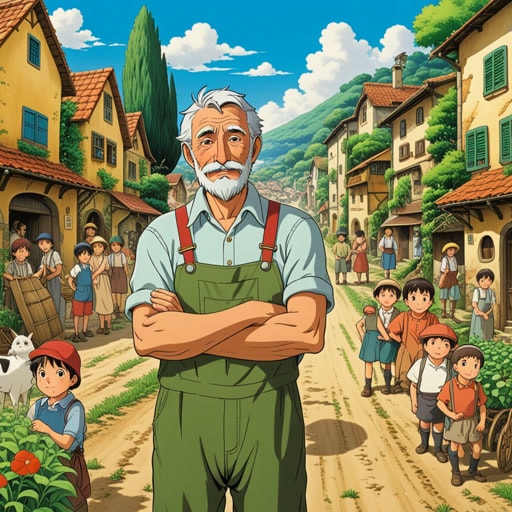 在一个小镇上,市长决定征用一位当地农民的土地来建设一所新学校。起初,农民感到很沮丧,但当他看到孩子们在学校里快乐的面孔时,他理解了这次征用对社区的重要性。