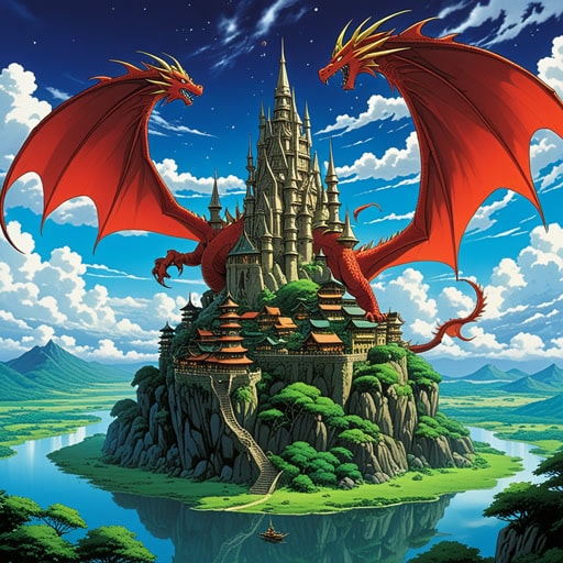 在一个奇幻的国度,龙在天空中翱翔,魔法随处可见,一位名叫埃里克的年轻巫师发现了一件奇异的文物。这件文物散发着超凡的光芒,承诺着难以想象的力量。埃里克用他奇幻的想象力,构想出一个和平与繁荣统治的世界。利用这件文物的力量,他开始将他的愿景变为现实,将这片土地变成了一个奇幻的天堂。