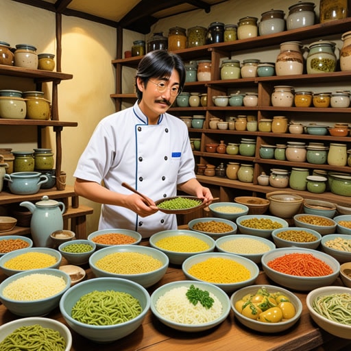 在一个小村庄里,当地居民非常依赖发酵来保存食物。一天,一位名叫亚历克斯的年轻科学家发现了一种新型发酵方法,可以增强他们传统菜肴的风味。这一发现促使他们的烹饪实践发生了革命,使他们的食物不仅保存时间更长,而且味道更好。