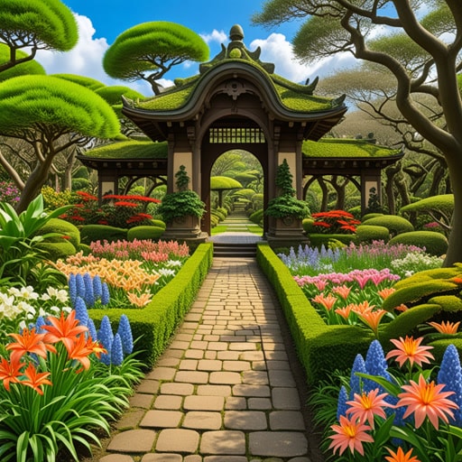 从前,在阳光明媚的佛罗里达州,有一个神奇的花园,那里一年四季鲜花盛开。当地人相信这个花园是神赐的礼物,一个永恒的春天之地。有一天,一个名叫莉莉的年轻旅行者访问了佛罗里达,并被花园的美丽所吸引。她决定留下来,成为花园的守护者,确保花朵继续绽放,给所有来访者带来欢乐。