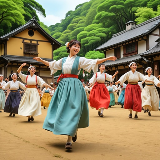在一个小村庄里,每年人们都会聚集起来庆祝他们的传统节日。民间音乐响起,民间舞蹈欢乐地表演。这个年度活动不仅让人们团结在一起,也保留了他们的文化遗产。