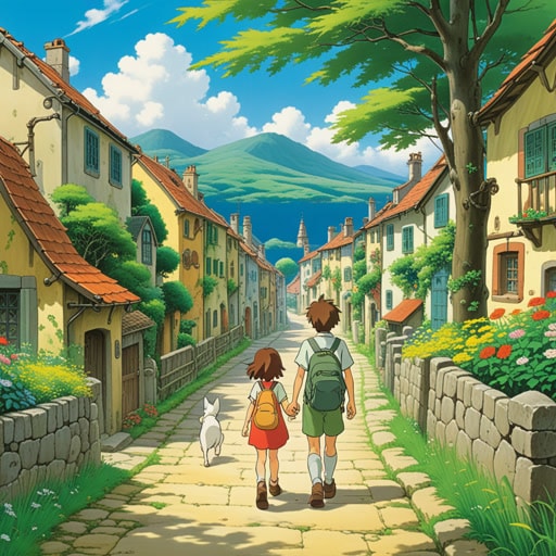 在一个小镇上,住着一个以健忘著称的老人乔治。一天,乔治决定去拜访他的老朋友,但在路上,他忘记了地址。在他四处徘徊时,他遇到了一个帮助他回忆起路线的年轻女孩。这件事提醒乔治,尽管他健忘,但来自他人的善意总能帮助他找到方向。