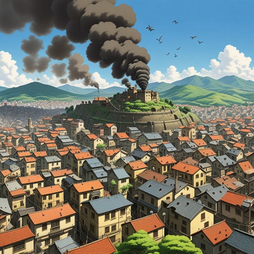 在一个小镇上,一场神秘的害虫爆发促使当地政府对所有公共建筑进行烟熏消毒。这个过程非常强烈,空气中弥漫着浓烟。随着烟熏消毒的进行,害虫开始消失,镇上的人们松了一口气。烟熏消毒不仅清除了害虫,也让社区重新获得了安全感。