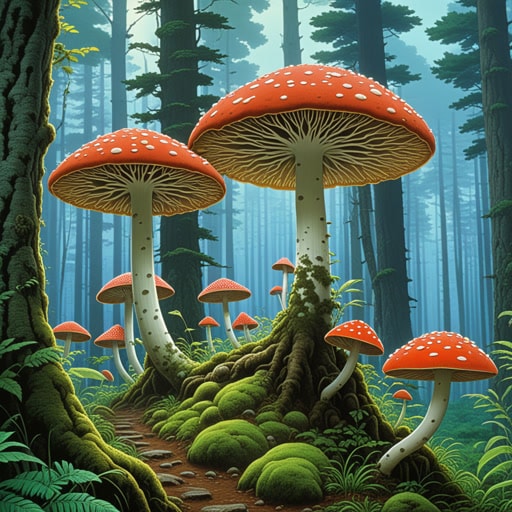 在一个潮湿的森林中,有一种神秘的真菌生长引起了科学家的兴趣。他们发现这种真菌物种具有独特的特性,可能治愈某些疾病。这一发现促使了进一步的研究,导致了医学科学的重大进展。