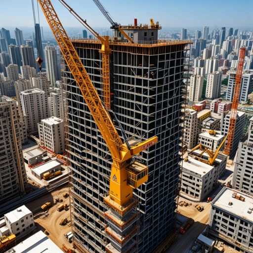 在城市的中心,一个庞大的建筑项目正在进行中。工程师和工人们专注于安装一个关键的大梁,这将成为新摩天大楼的支柱。这个巨大而坚固的大梁是建筑物稳定性的关键。当起重机将沉重的大梁吊装到位时,每个人都屏住了呼吸。这个大梁的精确放置不仅确保了结构的安全,也标志着建设过程中的一个重要里程碑。