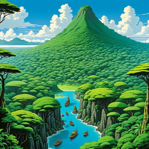 很久以前,在冈瓦纳古陆这片土地上,有一片横跨大陆的广阔森林。这个古老的超级大陆是许多独特物种的家园,它们在这片茂密的环境中繁衍生息。一天,这片土地开始分裂,大陆逐渐漂离,带着对冈瓦纳古陆及其丰富生物多样性的记忆。