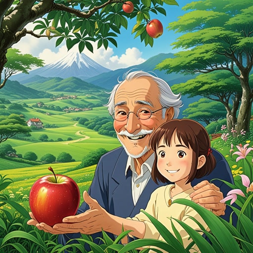 从前,有一位老人,他有一个孙女名叫莉莉。莉莉是他眼中的苹果。每天,老人都会给莉莉讲故事,和她一起玩游戏。一天,莉莉问她的祖父为什么他这么爱她。老人微笑着说:‘因为你是我孙女,你给我的生活带来了欢乐和幸福。’