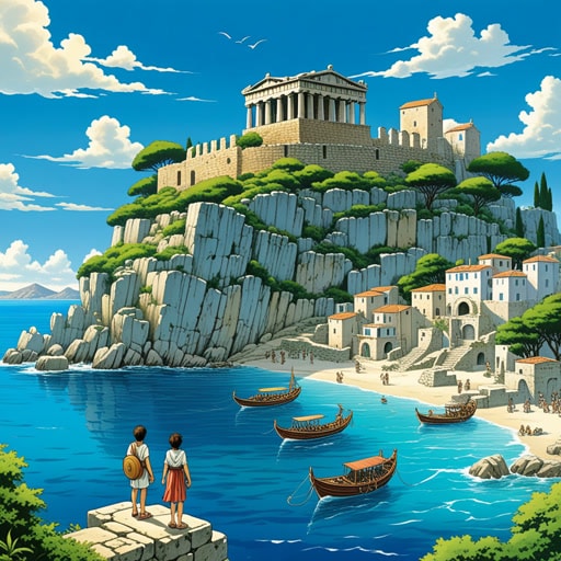 从前,一位名叫亚历克斯的旅行者决定探索希腊的奇迹。当他漫步在雅典的古代遗迹中时,他对这个地方的历史和美丽感到惊叹。爱琴海清澈的蓝色海水和希腊众神与英雄的故事使他的旅程充满了兴奋和惊奇。亚历克斯在希腊的冒险是一次穿越时间的旅行,体验着古老文明的回声。