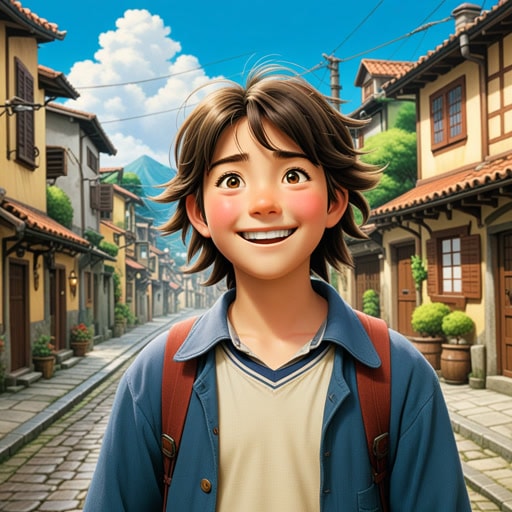 在一个小镇上,住着一个被称为Grump的老人。他总是抱怨和抱怨一切。一天,一个快乐的小女孩搬到了镇上。她试图和Grump交谈,但他只是抱怨天气。然而,随着时间的推移,她的积极态度开始改变Grump的观点。他开始微笑,甚至停止抱怨。镇上的人意识到,即使是一个脾气坏的人,也可以通过一点善意而改变。