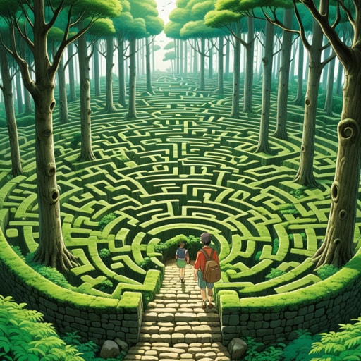 从前,在一片茂密的森林中,一位迷路的旅行者遇到了一位智慧的老者,老者愿意成为他的向导。向导带领他穿过树木的迷宫,安全到达另一边。一路上,向导分享了故事和智慧,使旅程不仅安全而且富有启发。旅行者学到了在陌生地区有一位向导的重要性。