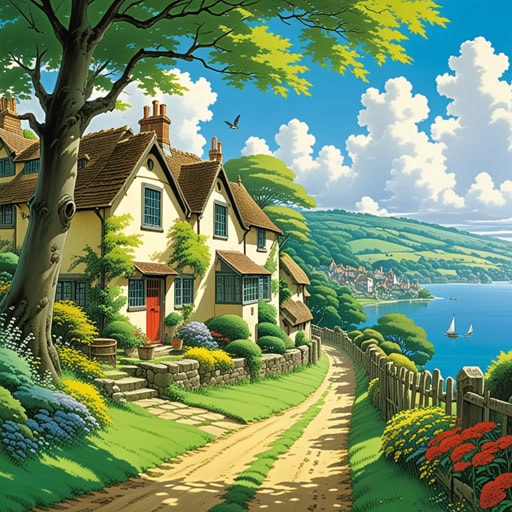 在英格兰南部风景如画的汉普郡,住着一位智慧的老人。他以迅速高效解决问题而闻名。一天,一位年轻的旅行者来找他,寻求如何更好地管理时间的建议。这位老人利用他在宁静的汉普郡乡村生活的经验,教导年轻人迅速和有条理的重要性。旅行者带着新的视角和宝贵的生活教训离开了汉普郡。