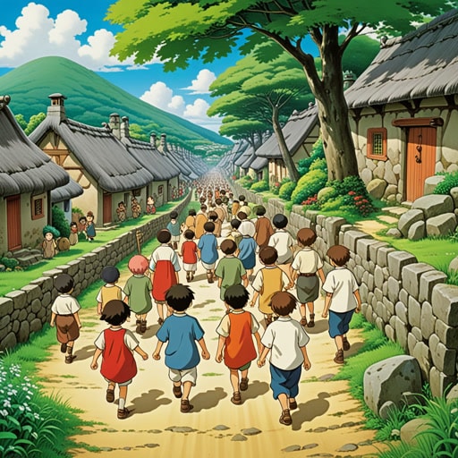 在一个小村庄里,有一个年度的传统活动叫做“heave”。每年,村民们都会聚集起来,合力将一块大石头从一个村庄的一端推到另一端,象征团结和力量。有一年,一个名叫杰克的年轻男孩加入了这个活动。每次用力推石头,杰克都感觉自己变得更加强壮,与社区的联系也更加紧密。这个活动不仅移动了石头,也加强了村民之间的联系。