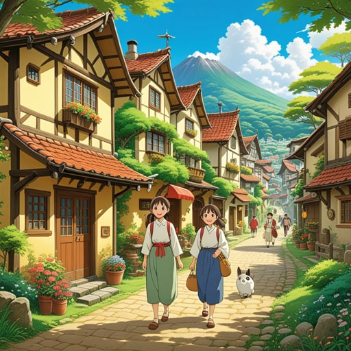 从前,在一个小村庄里,每个人都用欢快的'hello'互相问候。一天,一个旅行者到达这里,对这种热情的欢迎感到惊讶。他决定留下来,并成为社区的一部分,每天开始时都对他遇到的每个人友好地说'hello'。
