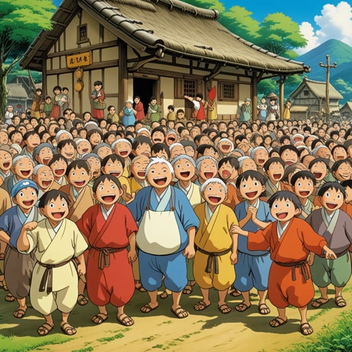 从前,有一个以搞笑节日闻名的小村庄。每年,村民们都会聚集在一起,通过有趣的笑话和表演让大家开怀大笑。有一年,一位著名的喜剧演员访问了这个村庄,他那引人发笑的表演让节日更加难忘。这个村庄因其欢乐的气氛而闻名,吸引了来自四面八方的游客。