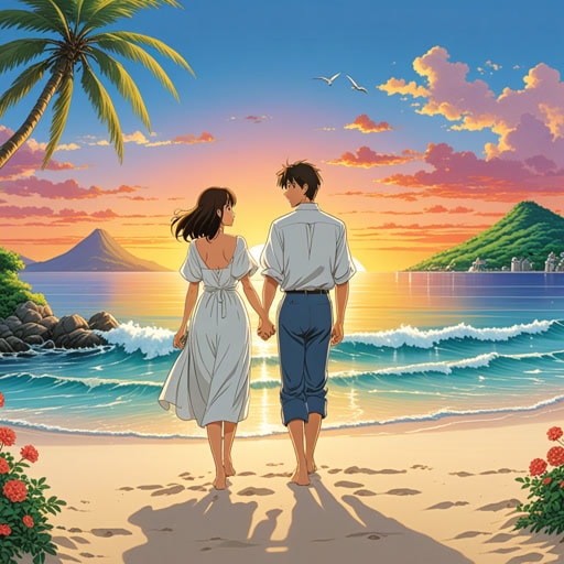 从前,一对新婚夫妇决定去度蜜月庆祝他们的爱情。他们选择了一个美丽的岛屿,那里日落迷人,海滩原始。在蜜月期间,他们享受了浪漫的晚餐,在海滩上长时间散步,并分享了许多甜蜜的时刻。蜜月不仅加深了他们的联系,还创造了将终生难忘的回忆。