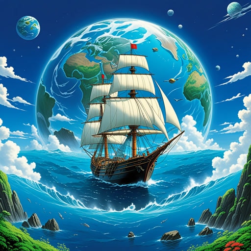 在地球广阔的水圈中,有无数关于生命和冒险的故事。其中一个故事是关于一位勇敢的探险家,他启航去发现新大陆。当他穿越广阔的海洋时,他意识到水圈在维持生命和塑造地球气候中的重要性。他的旅程不仅扩展了人类的知识,也加深了他对水圈的尊重。