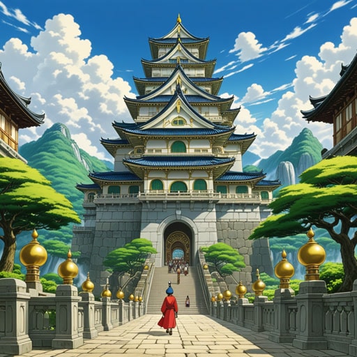 在古代的因佩里亚城,帝国皇室拥有绝对的权力。帝国宫殿,一座由黄金和大理石构成的宏伟建筑,是其权威的象征。一天,一位年轻的王子被赋予了一项证明自己价值的任务。他的旅程充满了挑战,但他皇室的教育为他做好了准备。随着他克服每一个障碍,他的决心和领导能力不断增强,最终使他成为一位伟大的皇帝。