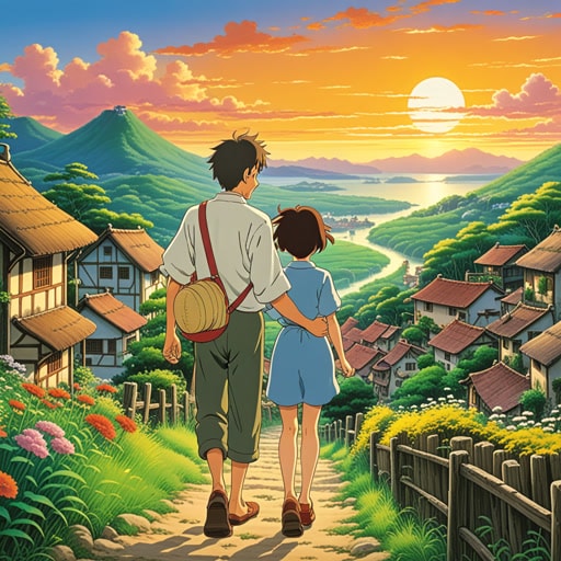 在一个小村庄里,住着一个老人,他经常谈论生命的短暂。他讲述了一切生命中的事物都是短暂的,从日落的美丽到英雄的名声。一天,一个年轻的旅行者来到村子,向老人询问幸福的秘密。老人微笑着说:‘拥抱短暂,因为它教会我们珍惜每一刻。’