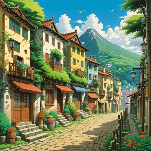 在一个小镇上,每年都会举行一个节日。装饰总是非永久的,用纸制成,容易撕破。有一年,一位年轻的艺术家决定用这些装饰品创作临时艺术。随着节日的结束,风带走了艺术品,象征着生命和美丽的非永久性。