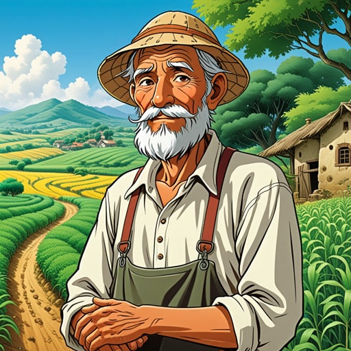 在一个小村庄里,有一位智慧的老者,他的建议被认为无价。一天,一位年轻的农夫遭遇了严重的干旱,寻求老者的指导。老者建议了一种新的灌溉方法,这不仅挽救了庄稼,还彻底改变了村庄的农业。农夫意识到,老者的智慧确实是无法估量的。