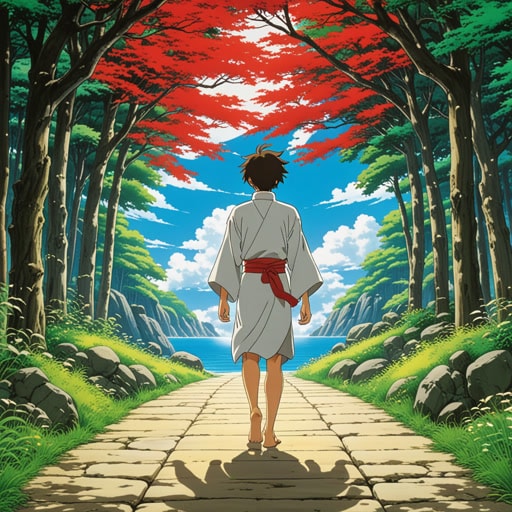 从前,有一个年轻人迷恋上了一位美丽的舞者。他的迷恋如此强烈,以至于他跟随她到天涯海角。他的痴迷使他看不到其他任何事物,也忽视了自己的生活和梦想。最终,他意识到自己的迷恋让他误入歧途,他需要找到自己的道路。