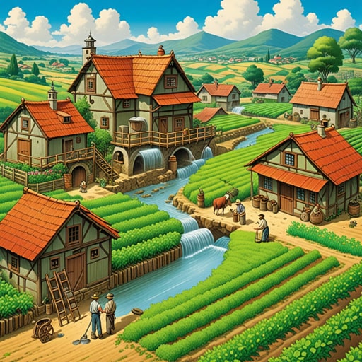 在一个小镇上,住着一个机智的发明家杰克。杰克以其聪明和创造性的日常问题解决方案而闻名。一天,当地的一位农民遇到了灌溉系统的严重问题。杰克想出了一个巧妙的计划来修复它,结合了旧的和新的技术。他的解决方案不仅挽救了农民的庄稼,还激励了社区中的其他人去创造性地思考。