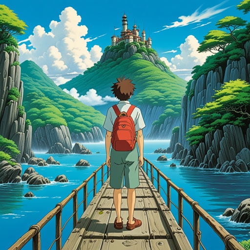 从前,有一个名叫杰克的人,他在进行一场探索自我内心的旅程。他不是用脚行走,而是用心灵去探索自己思想和情感的深处。当他深入内心时,他找到了平静和清晰,这引导他克服了生活中的挑战。