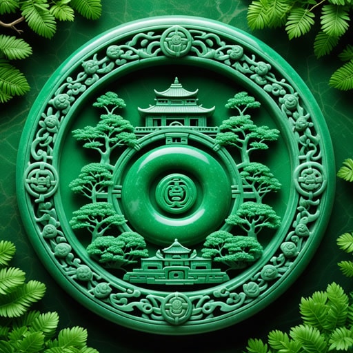 在古代中国,玉被视为纯洁和高贵的象征。一位年轻的皇帝收到了一枚玉玺作为他权威的象征。这块深绿色的玉石让他想起了茂密的森林和他王国的繁荣。这块珍贵的石头不仅代表了他的权力,也代表了他与自然和人民的联系。