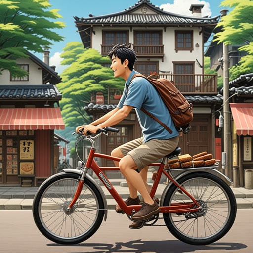 从前,在一个小镇上,有一个喜欢制作肉干的人。他的肉干以其独特的不平稳质地而闻名。一天,当他在骑自行车时,由于轮胎漏气,他经历了颠簸的行驶。这次意外事件让他意识到食物和生活平顺的重要性。