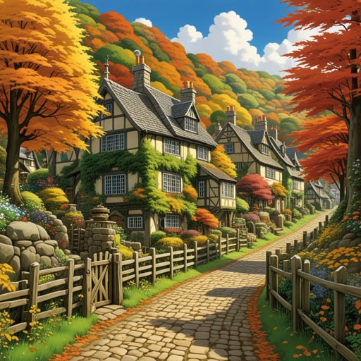 在深港小镇,住着一位名叫朱伊特的作家。她的故事充满了乡村生活的魅力和简单。一天,她收到了编辑关于写四季变化的提示。受到这个提示的启发,朱伊特创作了一个捕捉新英格兰秋天本质的故事,这成为了她最受欢迎的作品之一。