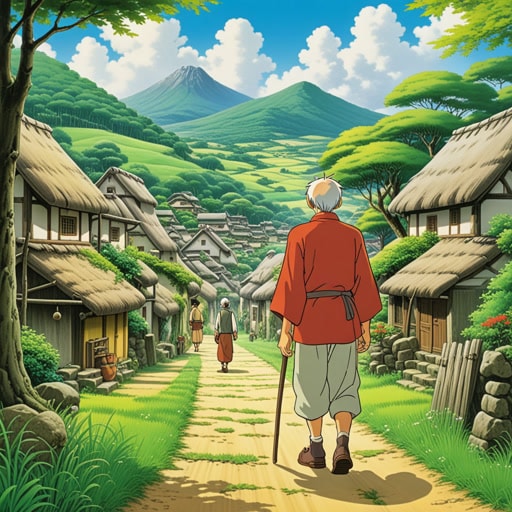 在一个小村庄里,住着一位知识渊博的老人。他对这片土地和人民了如指掌。一天,一位年轻的旅行者来到村庄寻求知识。老人与旅行者分享了他的知识,教他了解村庄的历史和文化。旅行者对老人的知识深度感到惊讶,并带着对世界的新理解离开了。