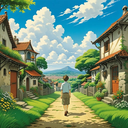 在一个小镇上,有一个名叫杰克的人,他以懒洋洋的态度而闻名。一个阳光明媚的下午,当其他人忙于他们的杂务时,杰克躺在草地上,凝视着云彩。一个过路人问他为什么如此无精打采。杰克只是微笑着说:'有时候,懒洋洋地享受生活的简单乐趣也挺好的。'