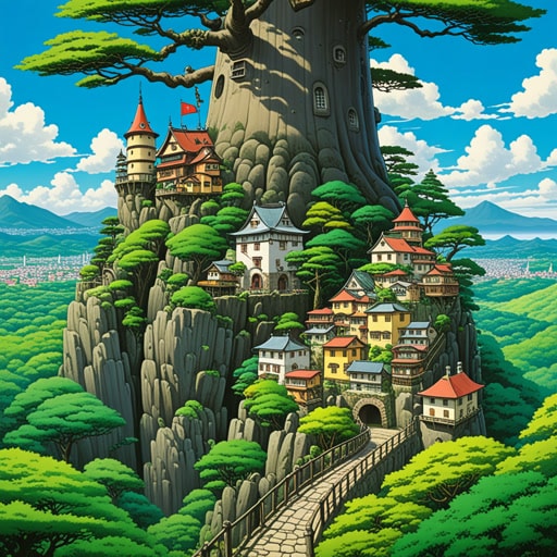 在一个小镇上,有一棵独特的树,它为旅行者提供了地标。它不仅是方向的指南,也是小镇历史的象征。一天,一群在森林中迷路的游客,通过看到这棵地标树找到了返回小镇的路。这棵树以其独特的形状和年龄,提醒每个人记住小镇丰富的遗产以及保护这些地标的重要性。