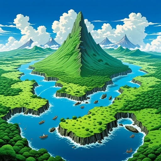 在古代,存在一个广阔的大陆,名为劳亚古陆,那里居住着许多种类的动植物。随着地球板块的移动,劳亚古陆逐渐分裂,形成了我们今天所知的各大陆。这种大陆漂移的过程是地球历史中一个引人入胜的篇章。