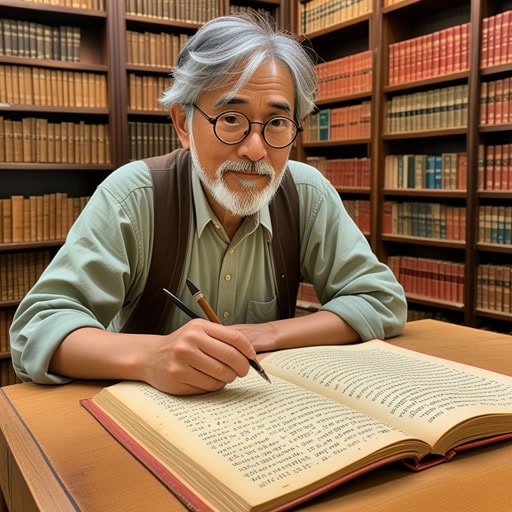 在一个小镇上,有一位老图书管理员名叫布朗先生。他的图书馆以其丰富的古代手稿收藏而闻名。一天,一位年轻的学者来到图书馆寻找一份特定的手稿。布朗先生递给他一本布满灰尘的旧书,学者惊喜地发现尽管年代久远,文本依然非常清晰易读。这份清晰的手稿为他的研究提供了关键信息,学者对布朗先生感激不尽。