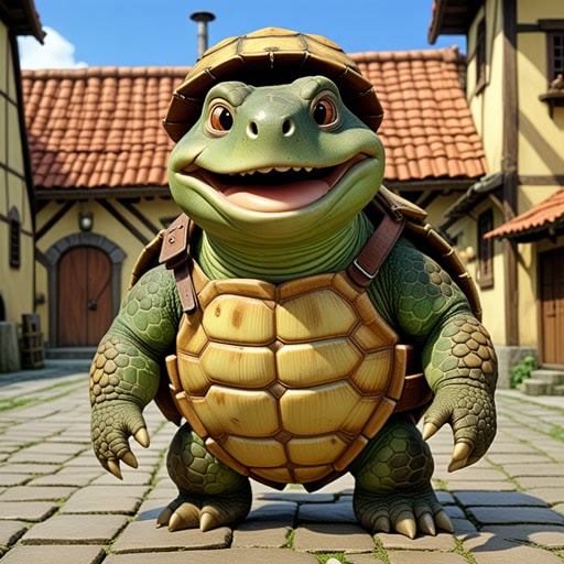 在一个小镇上,有一个被称为Loggerhead先生的人。他以缺乏智慧而闻名,经常犯愚蠢的错误。一天,他在尝试修理屋顶上的一个小漏洞时,结果弄出了一个更大的洞。镇上的人们都笑了,称他是一个真正的笨蛋。尽管有这些缺点,Loggerhead先生总是面带微笑,以幽默的态度接受他的绰号。