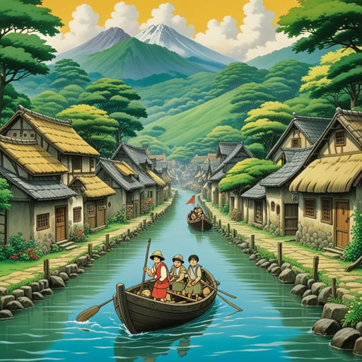 在一个偏远的村庄里,长者们围坐在火堆旁分享他们祖先的传说。这些充满勇气和智慧的故事,引导村民们度过了艰难时期。其中一个关于一位英雄从大洪水中拯救村庄的故事特别受珍视。这些传说不仅娱乐了人们,还传授了关于勇气和团结的宝贵教训。