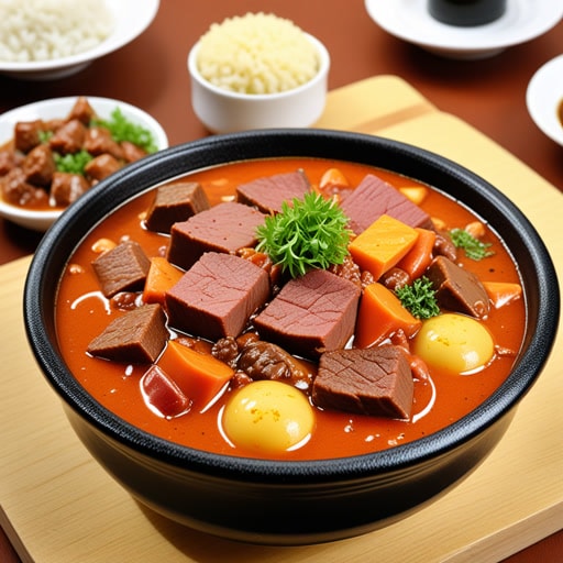 在一个小镇上,有一位以肉质丰富的菜肴闻名的厨师杰克。一天,一位美食评论家来到镇上品尝了杰克的招牌肉汤。这汤不仅味道浓郁,而且肉质丰满,让评论家赞不绝口。评论家的评价使得杰克的餐厅人气大增,成为了美食爱好者必去的地方。