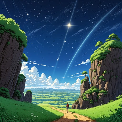 在遥远的星系中,有一个名叫米洛的流星体。米洛是一个好奇的流星体,总是对宇宙充满好奇。一天,米洛进入了地球的大气层,变成了一颗美丽的流星。地球上的人们看到米洛在天空中划出的明亮轨迹,纷纷许下愿望。米洛作为流星体的旅程不仅为天空带来了奇迹,也在地球上实现了许多梦想。
