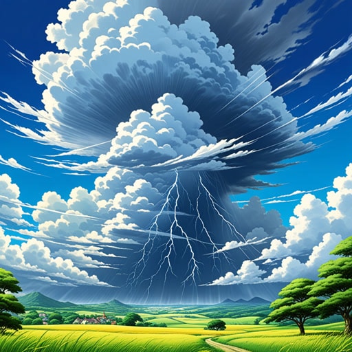 从前,有一位名叫韦瑟博士的科学家,他专门研究气象学。他每天都在研究云层、风和温度的模式。一天,天气突然变化,促使他运用气象学知识预测了一场大风暴。他准确的预测挽救了许多生命,并在气象学领域获得了崇高的奖项。