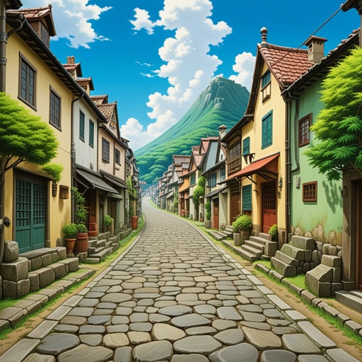在一个小镇上,有一条使用了几个世纪的道路。这条路上,每隔一英里就有一个里程碑来标记距离。一天,一个年轻的旅行者注意到了一个古老的里程碑,上面有一个特殊的标记。这个里程碑不仅标记了距离,还是小镇历史上一个重要事件的标志。这是小镇创始人最初定居的地方。旅行者意识到,每一个里程碑不仅仅是一块石头,而是一个故事,一段过去的记忆。